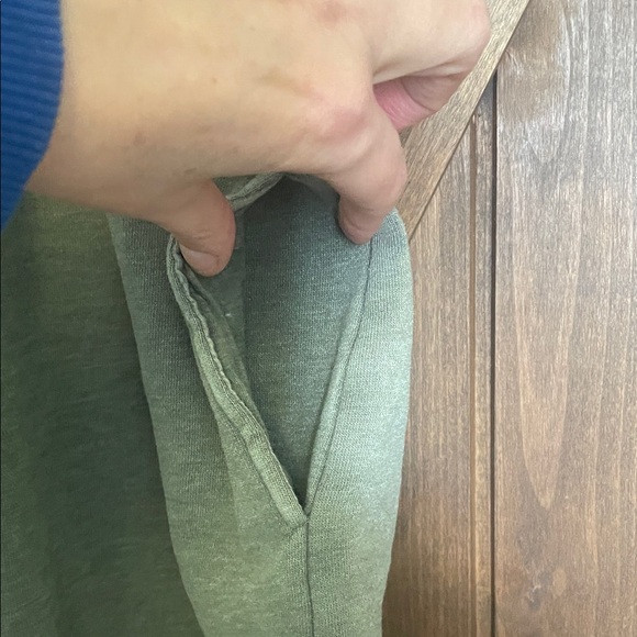 aerie Olive Green Sleeveless Romper - Picture 2 of 8